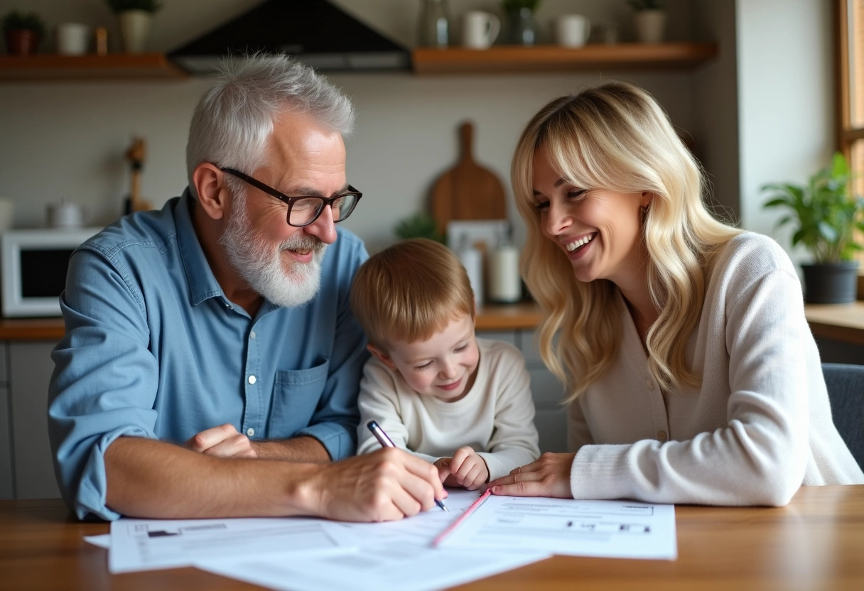 famille  retraite